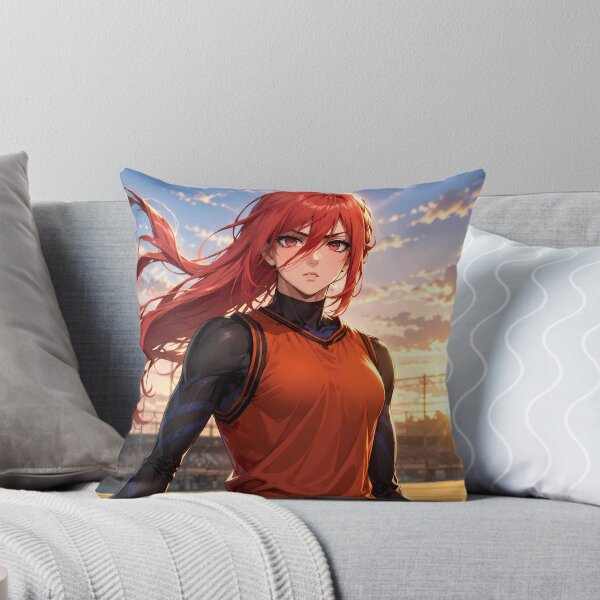 Item preview, Hyouma Chigiri Blue Lock Sunset Football Field Portrait designed and sold by mildaclairmo.