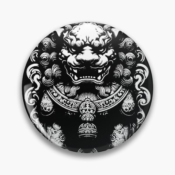 Item preview, Dark Art Chinese Foo Dog designed and sold by MORSPECTIVE.