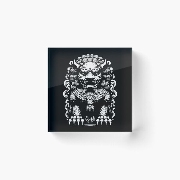 Item preview, Dark Art Chinese Foo Dog designed and sold by MORSPECTIVE.