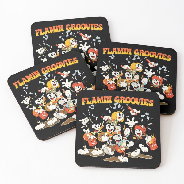 Item preview, Flamin Groovies Retro Cartoon Band Music Art designed and sold by SASHASALLE.