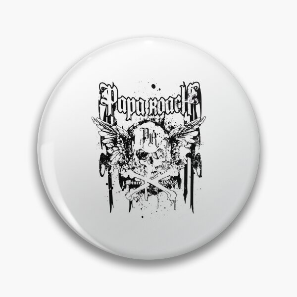 Item preview, Papa Roach Skull Wings Crossbones Rock Music Item designed and sold by SASHASALLE.