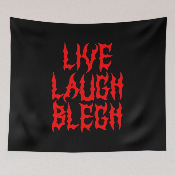 Item preview, Live Laugh Love - Black Metal Music Funny Parody designed and sold by qarinefesia.