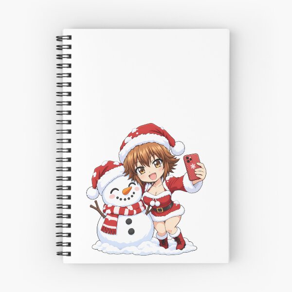 Item preview, Chisa Kotegawa Grand Blue Christmas Snowman Selfie designed and sold by mildaclairmo.