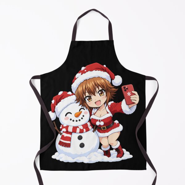 Item preview, Chisa Kotegawa Grand Blue Christmas Snowman Selfie designed and sold by mildaclairmo.