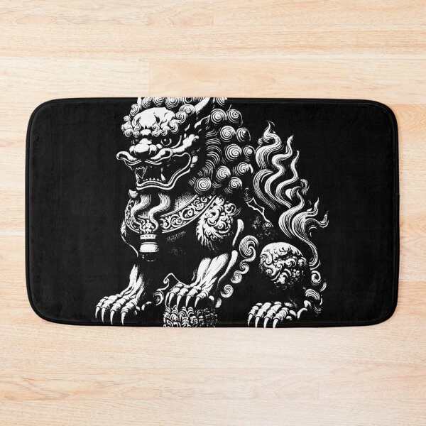 Item preview, Dark Art Chinese Foo Dog Komainu designed and sold by MORSPECTIVE.