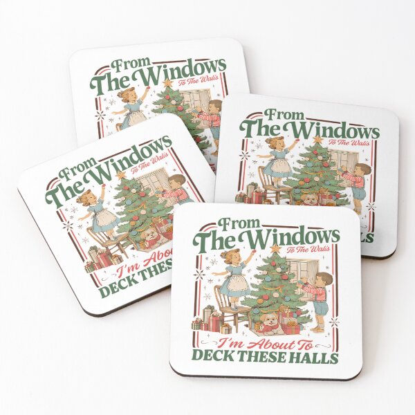 Item preview, From The Windows To The Walls I'M About To Deck These Halls Sweat Funny Retro Christmas Sweater Womens Holiday Party designed and sold by leonida-scrame.