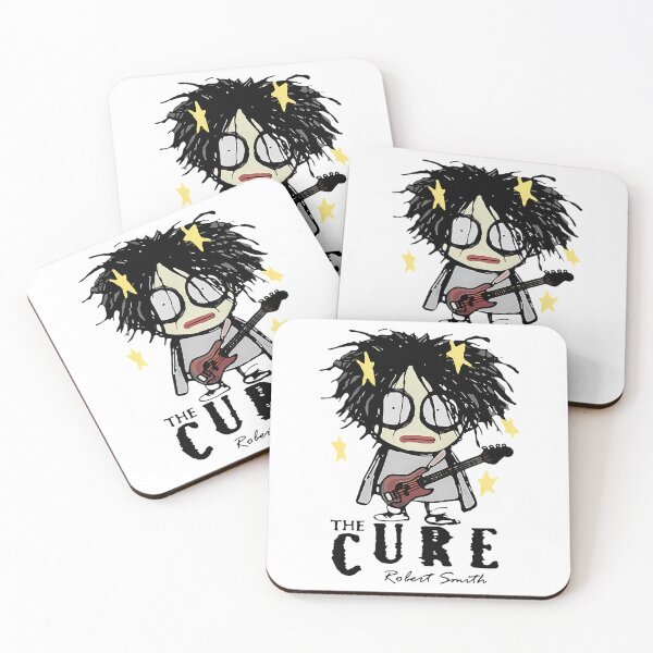 Item preview, The Cures Robert Smiths Cartoon Gothic Rock Band  designed and sold by FreedomAppared.