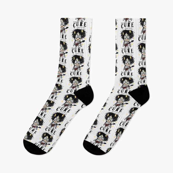 Item preview, The Cures Robert Smiths Cartoon Gothic Rock Band  designed and sold by FreedomAppared.