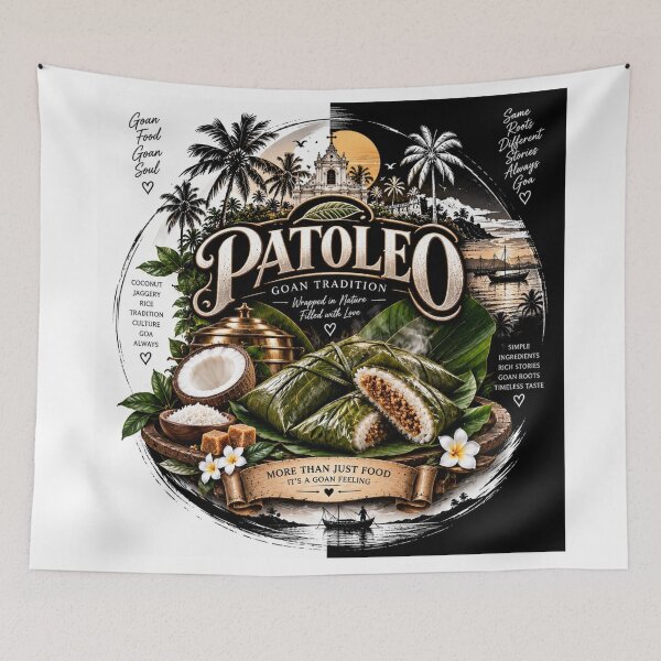 Item preview, Patoleo • Goan Tradition • Wrapped in Nature Filled With Love designed and sold by Goanheartprints.