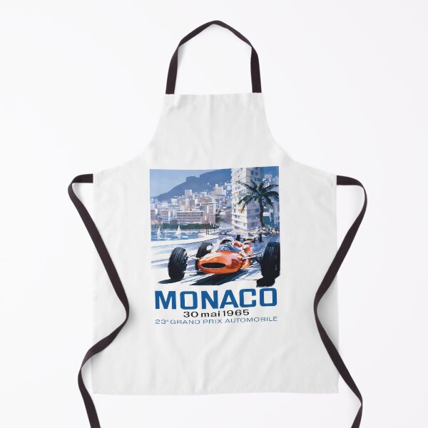 Item preview, Monaco Grand Prix 1965 Vintage Racing Poster Art designed and sold by SASHASALLE.