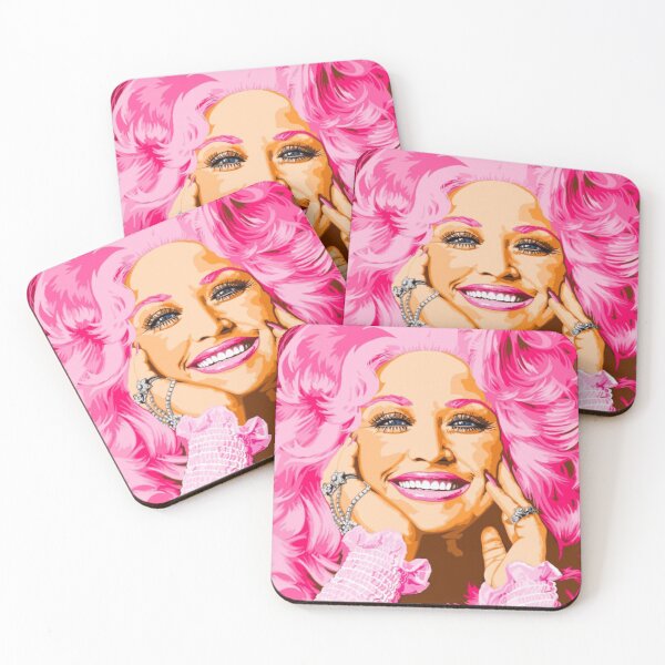 Item preview, Dolly Parton Pink Pop Art Portrait designed and sold by Manuel Coffey.