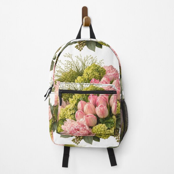 Item preview, Blush Tulips and Peonies Floral arrangement designed and sold by Fun In The Sun .