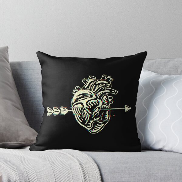 Item preview, Arrow Through The Heart Minimalist Line Art Tattoo designed and sold by MMNVART.