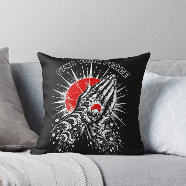 Item preview, Find Your Peace – Japanese Prayer Hands Dark Edition designed and sold by KASUMINK.
