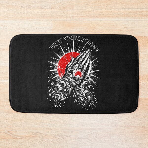 Item preview, Find Your Peace – Japanese Prayer Hands Dark Edition designed and sold by KASUMINK.