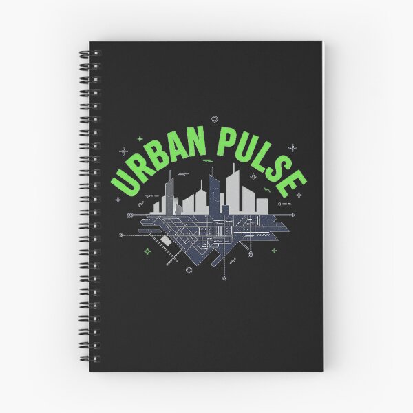 Item preview, Urban Pulse City Skyline Street Map Typography Design designed and sold by cannsuh.