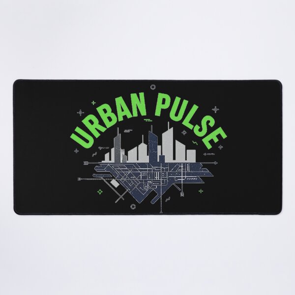 Item preview, Urban Pulse City Skyline Street Map Typography Design designed and sold by cannsuh.