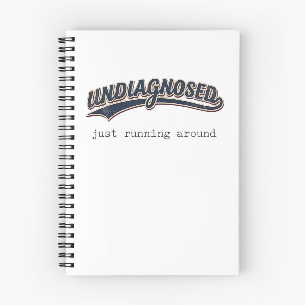Item preview, Undiagnosed Just Running Around Retro Humorous designed and sold by Flirt-Teez.