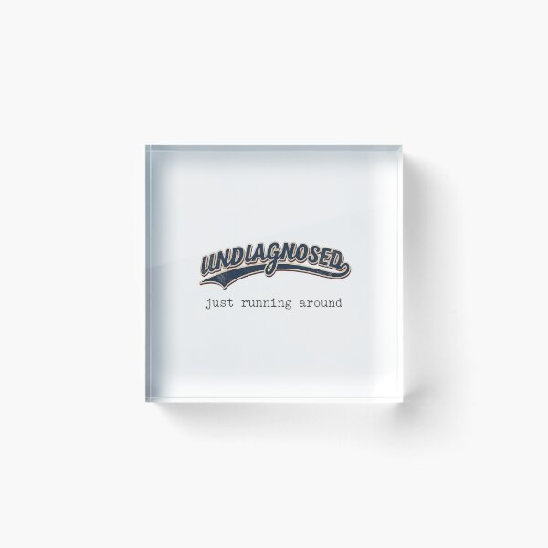 Item preview, Undiagnosed Just Running Around Retro Humorous designed and sold by Flirt-Teez.