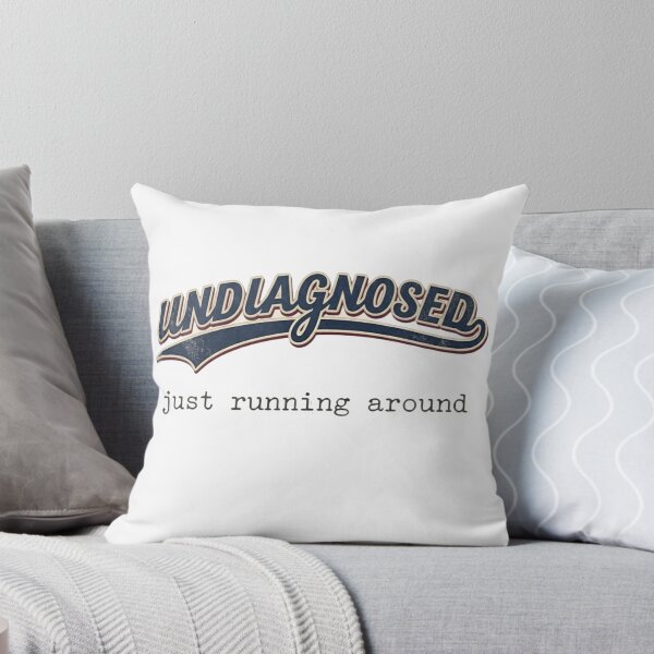 Item preview, Undiagnosed Just Running Around Retro Humorous designed and sold by Flirt-Teez.