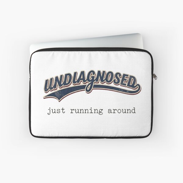 Item preview, Undiagnosed Just Running Around Retro Humorous designed and sold by Flirt-Teez.