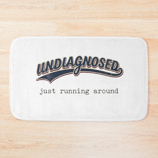 Item preview, Undiagnosed Just Running Around Retro Humorous designed and sold by Flirt-Teez.