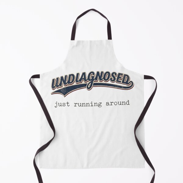 Item preview, Undiagnosed Just Running Around Retro Humorous designed and sold by Flirt-Teez.