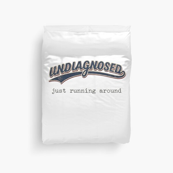 Item preview, Undiagnosed Just Running Around Retro Humorous designed and sold by Flirt-Teez.