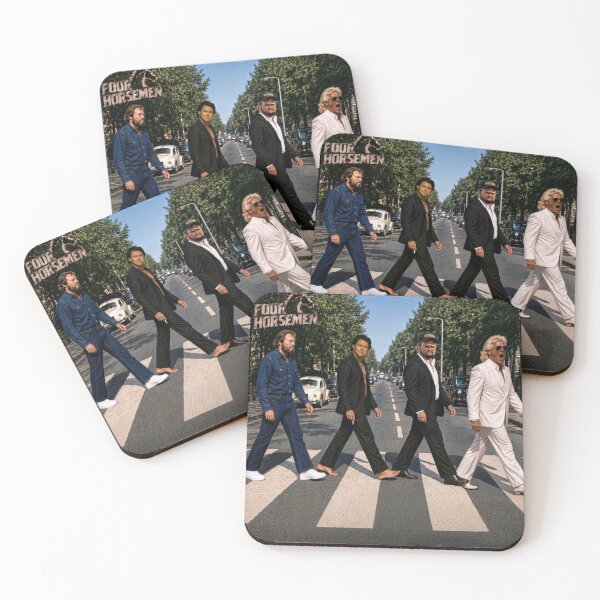 Item preview, Four Horsemen Abbey Road Parody Vintage Wrestling Tribute designed and sold by The Irish Whip.