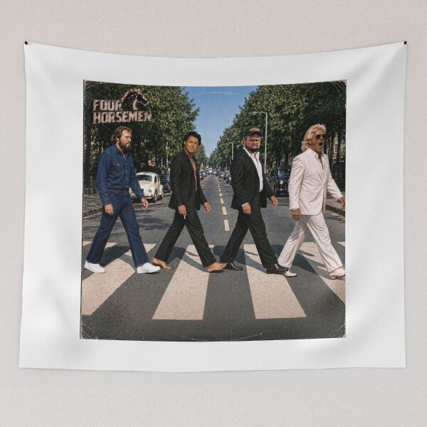 Item preview, Four Horsemen Abbey Road Parody Vintage Wrestling Tribute designed and sold by The Irish Whip.