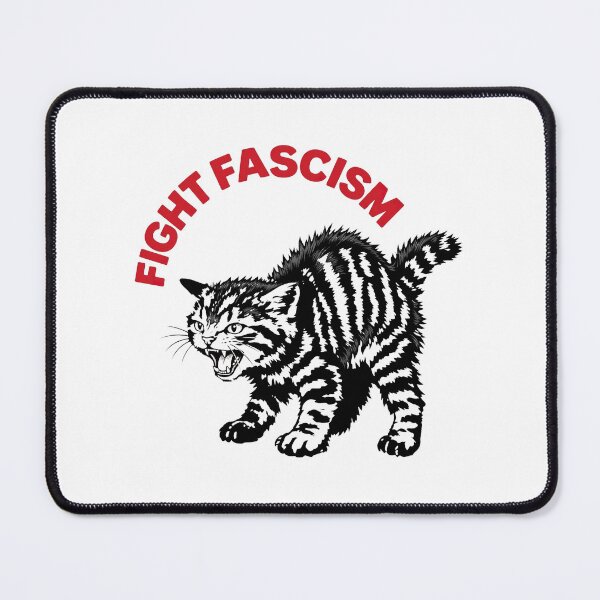 Item preview, Fight Fascism Cat designed and sold by Niykos570.