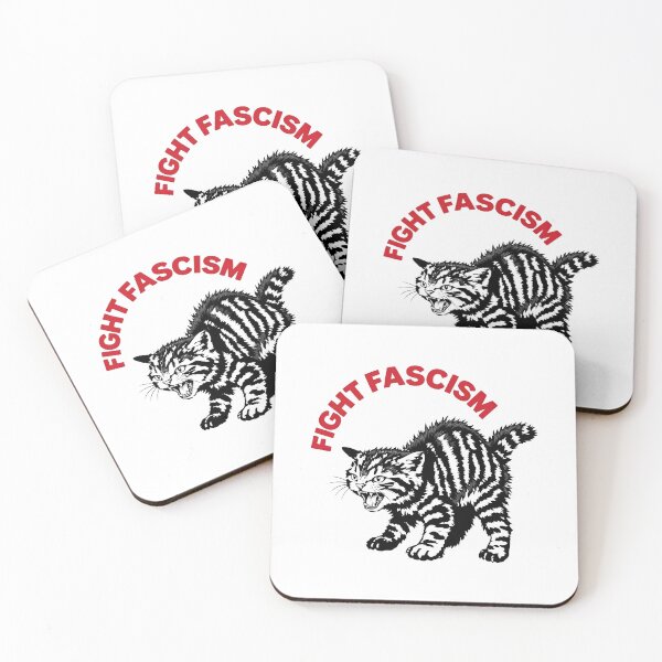 Item preview, Fight Fascism Cat designed and sold by Niykos570.