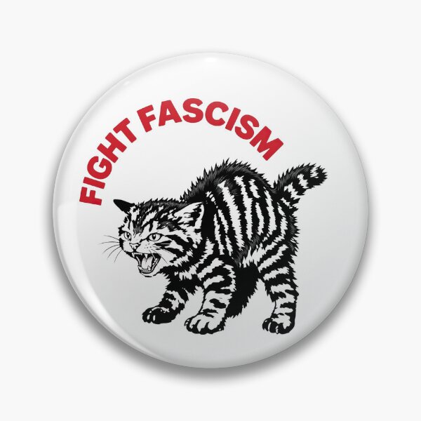 Item preview, Fight Fascism Cat designed and sold by Niykos570.