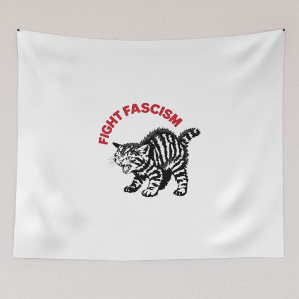 Item preview, Fight Fascism Cat designed and sold by Niykos570.
