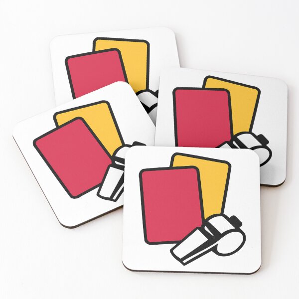 Item preview, Referee Red Yellow Card Whistle Sticker designed and sold by Oldfangleds.