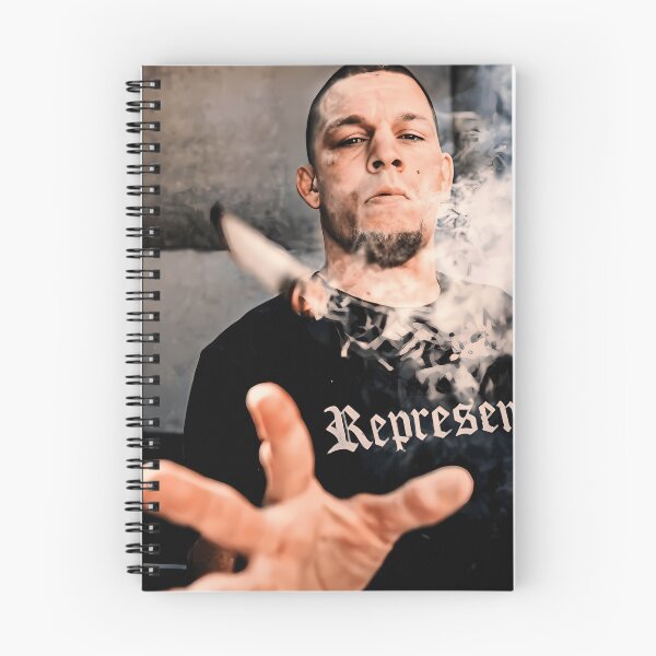 Item preview, Nate Diaz Ufc Smoking Nate Diaz Bloody designed and sold by HafsaIrfan.