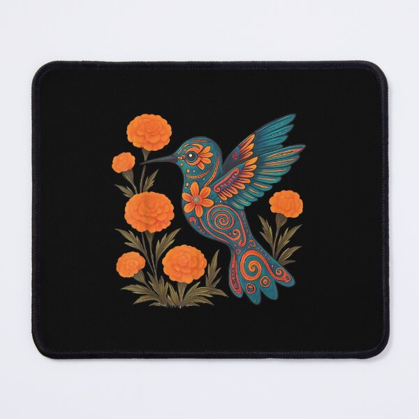 Item preview, Alebrije Hummingbird Flower Mexican Folk Art Bird Nature designed and sold by RannaHile.
