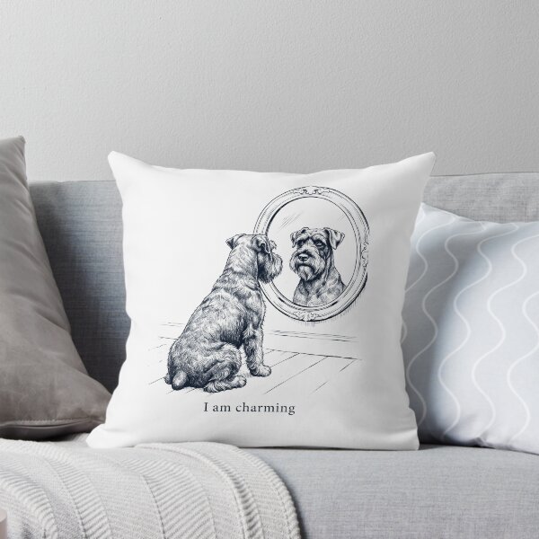 Item preview, Giant Schnauzer I Am Charming Mirror Meme Dog Lover designed and sold by dian-rody-crest.