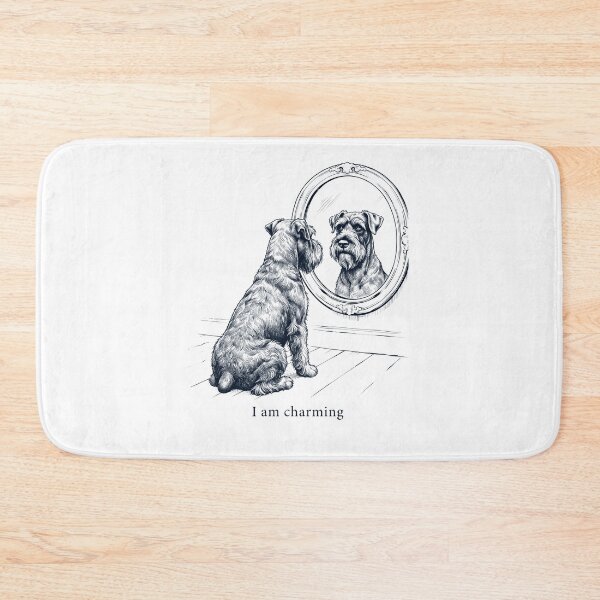 Item preview, Giant Schnauzer I Am Charming Mirror Meme Dog Lover designed and sold by dian-rody-crest.