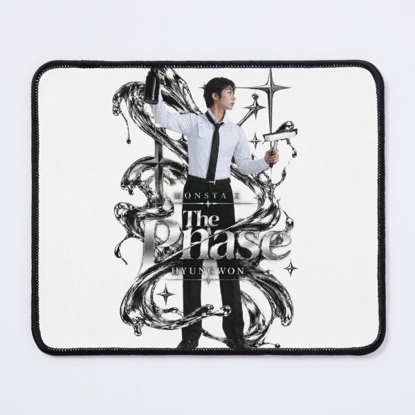 Item preview, MONSTA X Hyungwon The Phase Black White Frame designed and sold by Valeree Store.
