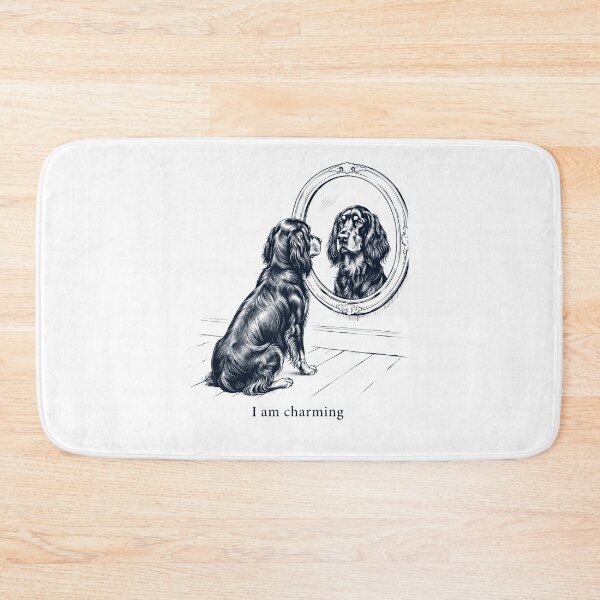 Item preview, Gordon Setter I Am Charming Mirror Meme Dog Lover designed and sold by dian-rody-crest.