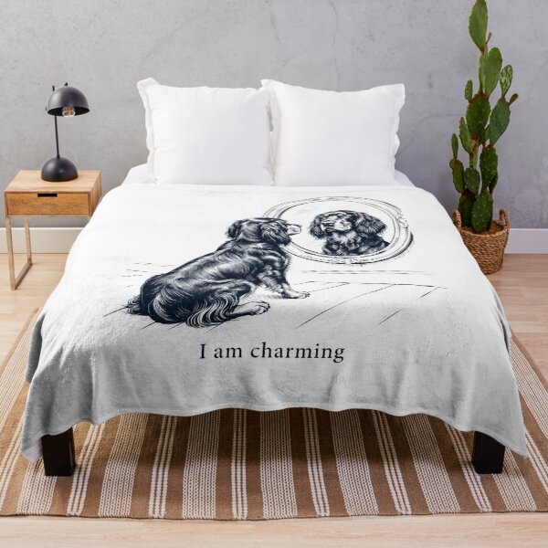Item preview, Gordon Setter I Am Charming Mirror Meme Dog Lover designed and sold by dian-rody-crest.