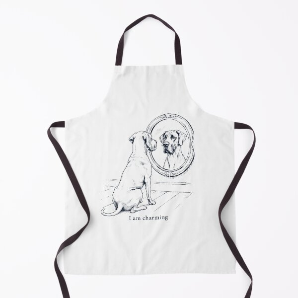 Item preview, Great Dane I Am Charming Mirror Meme Dog Lover designed and sold by dian-rody-crest.
