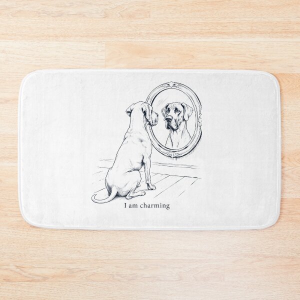 Item preview, Great Dane I Am Charming Mirror Meme Dog Lover designed and sold by dian-rody-crest.