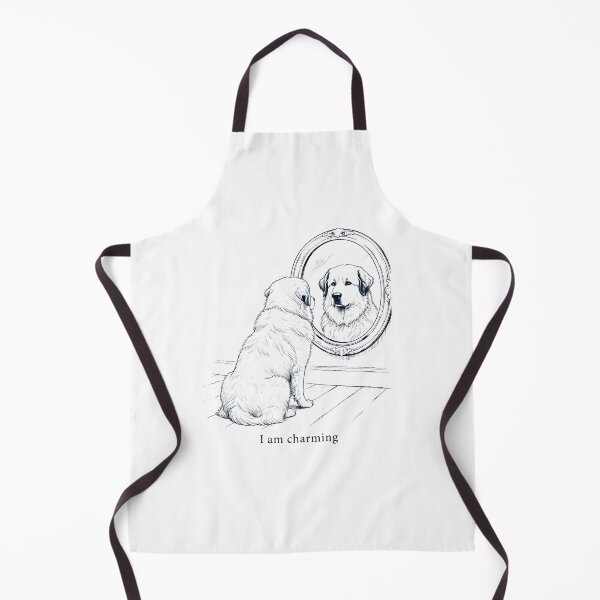 Item preview, Great Pyrenees I Am Charming Mirror Meme Dog Lover designed and sold by dian-rody-crest.