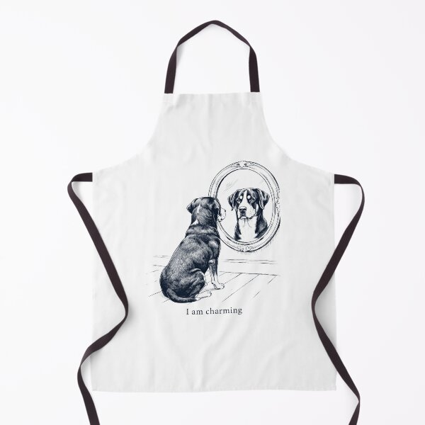 Item preview, Greater Swiss Mountain Dog I Am Charming Mirror Meme Dog Lover designed and sold by dian-rody-crest.