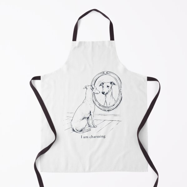 Item preview, Greyhound I Am Charming Mirror Meme Dog Lover designed and sold by dian-rody-crest.