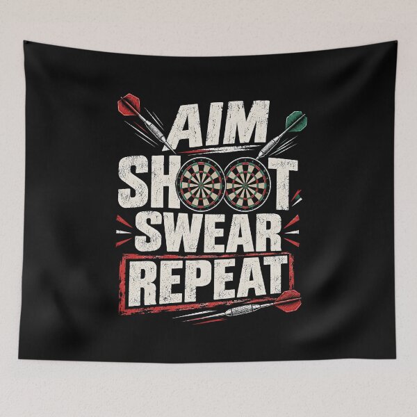 Item preview, Aim Shoot Swear Repeat  designed and sold by a-turner-paint.