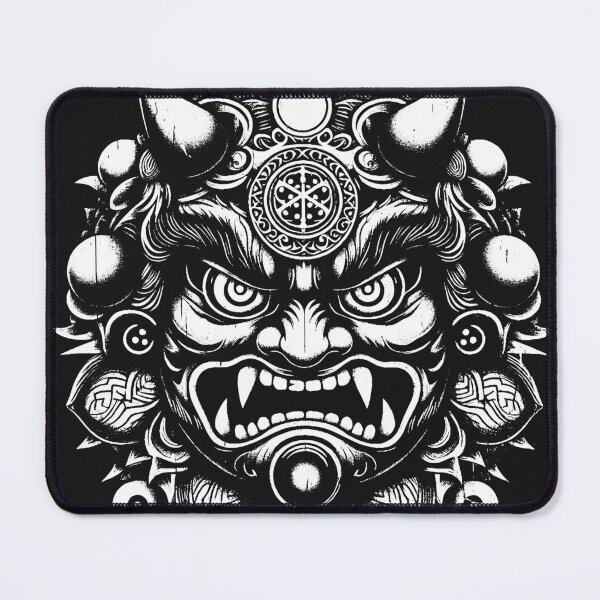 Item preview, Dark Art Japanese Daruma Mask designed and sold by MORSPECTIVE.
