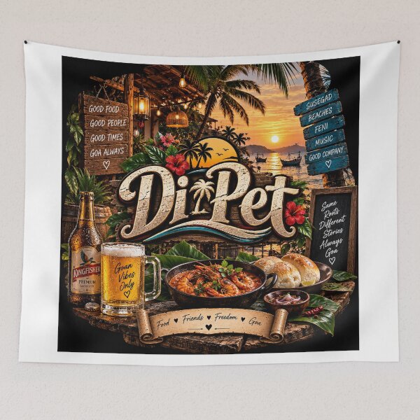 Item preview, Di-Pet • Goan Living • Food Friends Freedom Goa designed and sold by Goanheartprints.